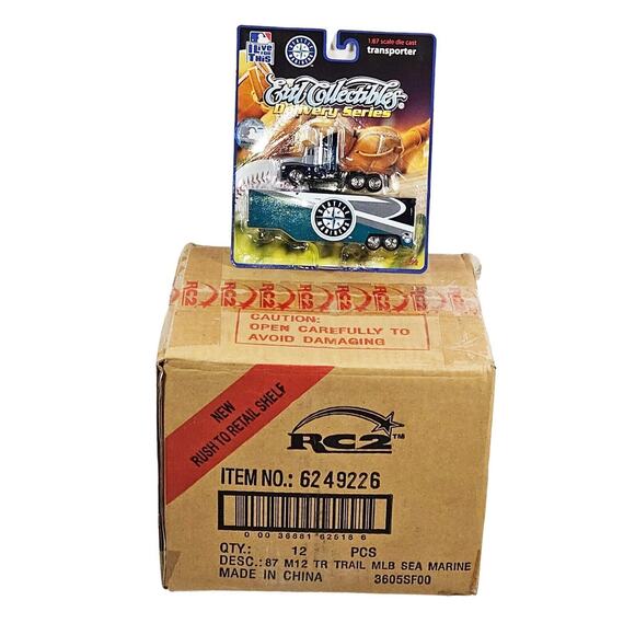 12 Pc Lot - Seattle Mariners MLB Delivery Series 1:87 Diecast Toy Truck 2006 - Picture 2 of 6